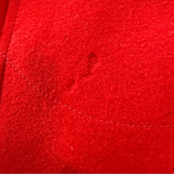Harve Benard Red 100% Wool Coat, Size 8 - Picture 7 of 10